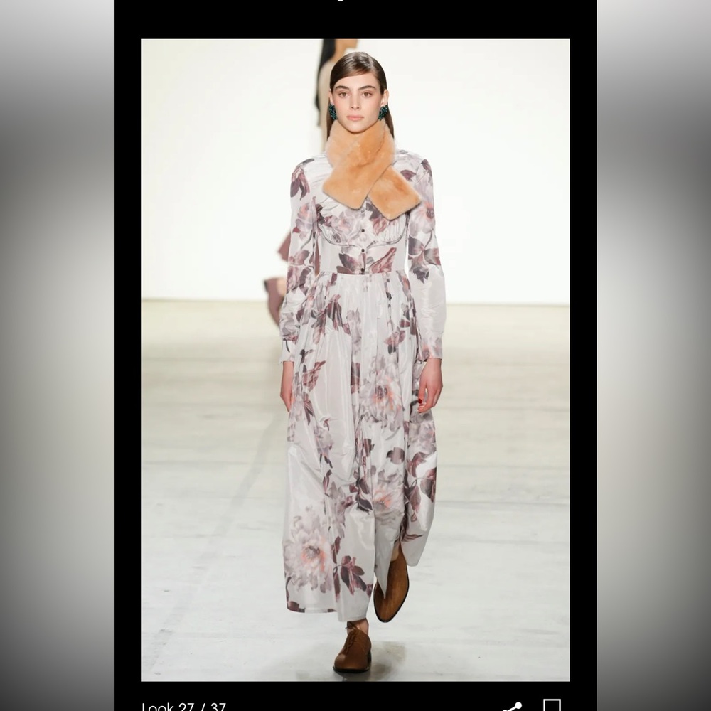 S runway Fall2017 Brock Collection Long Sleeve Full Skirted Dream Of A Dress